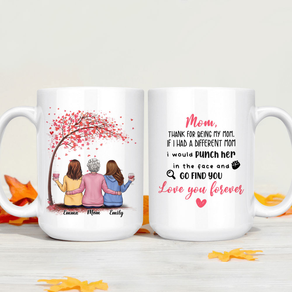 Funny Mom Gift - I'd Punch Another Mom In The Face Coffee Mug