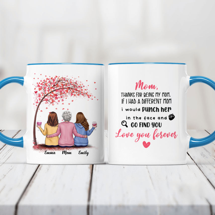 Funny Mom Gift - I'd Punch Another Mom In The Face Coffee Mug