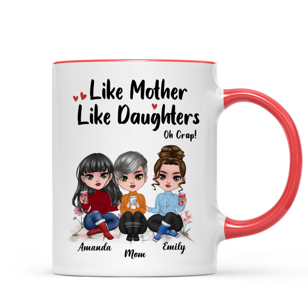 Like Mother Like Daughter Oh Crap Png Graphic by Momma Frog Designs ·  Creative Fabrica