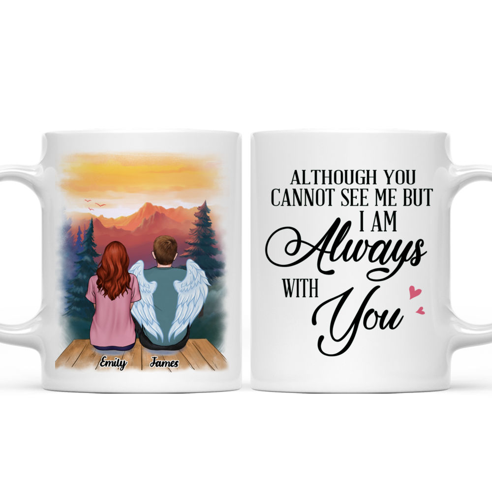 Personalized Mug - Family Memorial - Although you cannot see me but I am always with you  (11694)_6