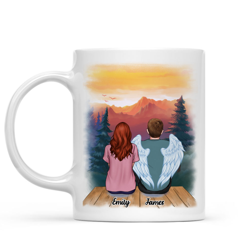 Personalized Mug - Family Memorial - Although you cannot see me but I am always with you  (11694)_4
