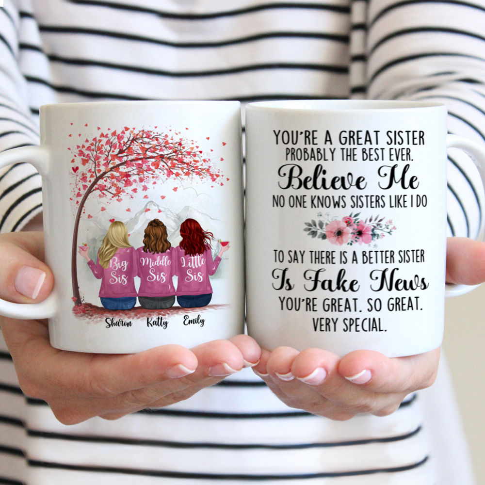 Best Sister Mug Best Gift for Best Sister Personalized Sister's