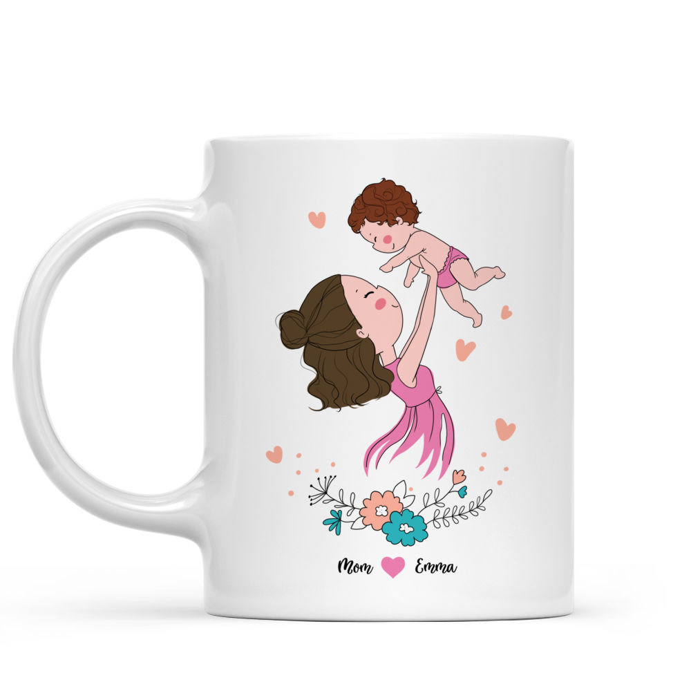 Mothers Day Mug - My 1st Mother's day - Mother's Day Gifts For Mom, New Mom - Personalized Mug_1