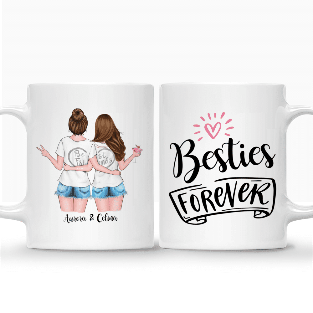 Best friends - Besties forever - Personalized Mug_3