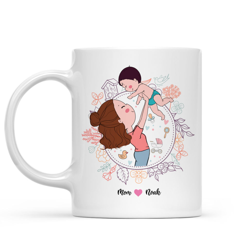 Personalized Mug - Mothers Day - Our first mother's day together ver 3 - Mother's Day Gifts, Gifts For Mom, New Mom_1