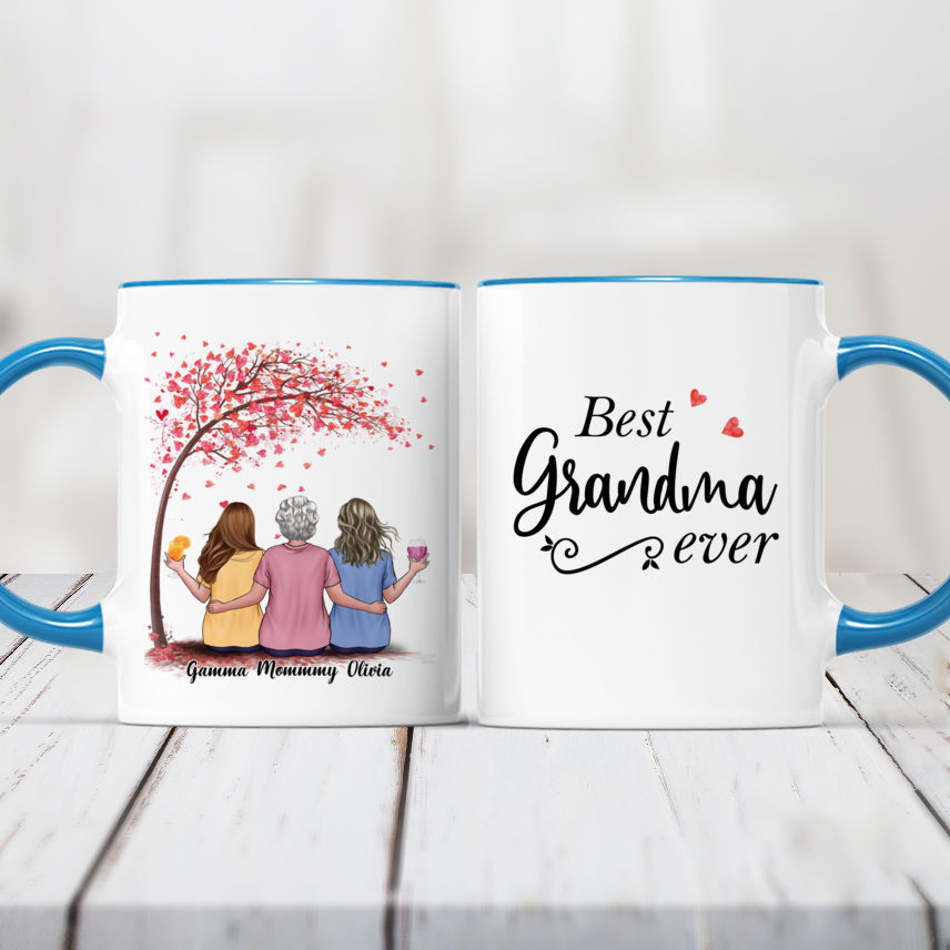 Mom's Favorite Turds - Gift For Mom, Grandma - Personalized Mug