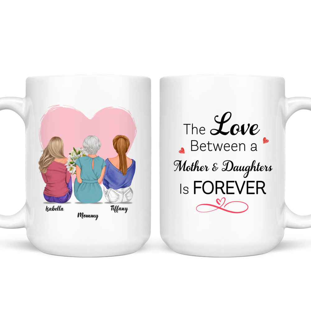 The Love Between Mother And Daughters Is Forever - Gift For Mom - Pers -  Pawfect House ™