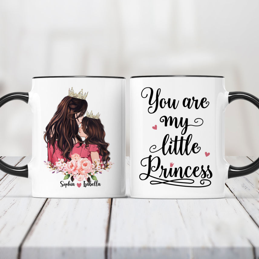 Custom Mug For Mother & Little Princess - You Are My Little Princess