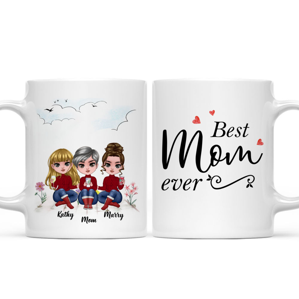 Personalized Mug - Mother & Daughter - Best Mom Ever