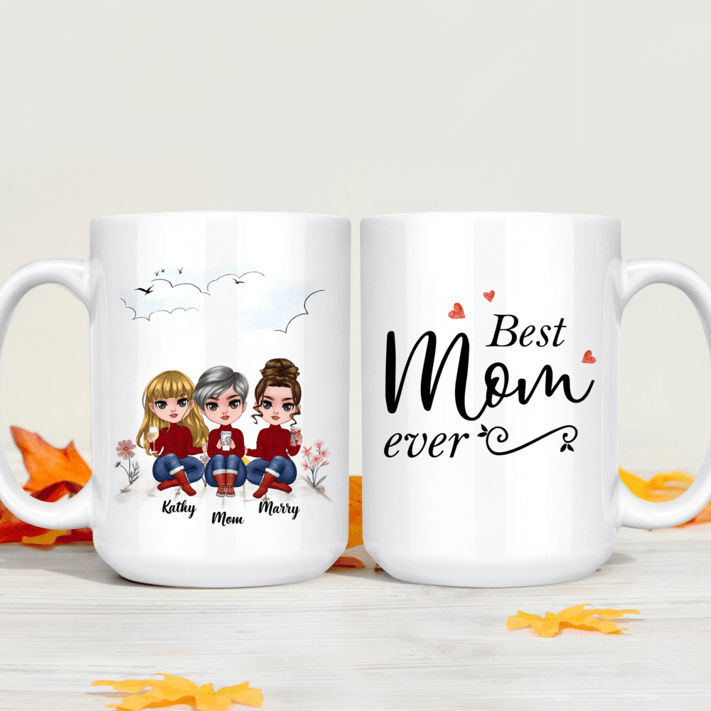 Personalized Mug - Mother & Daughter - Best Mom Ever