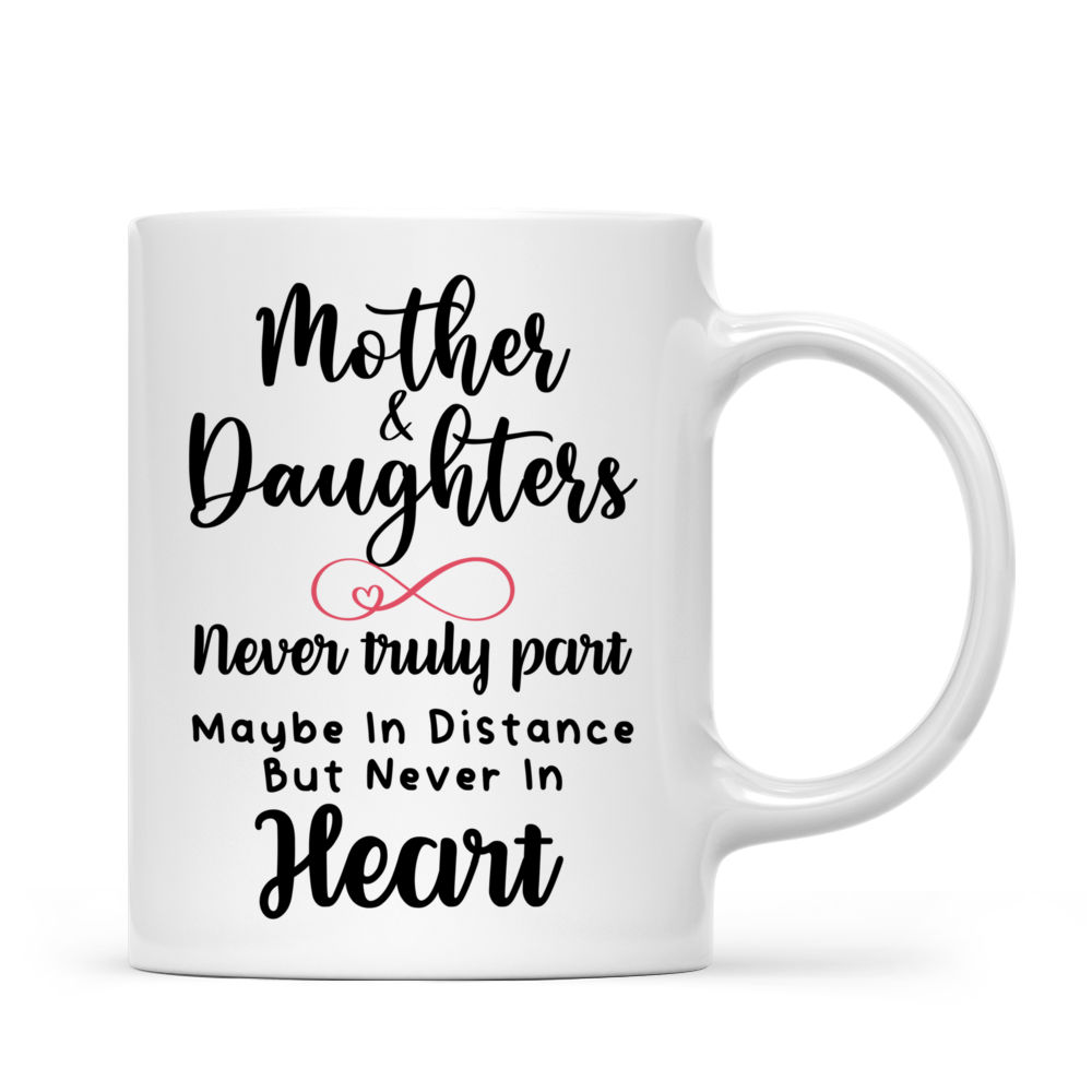 Christmas Mom Gifts from Daugher,Mother and Daughter Never Truly Apart,  Christmas Gift from Mother to Daughter,Daughter to Mother Bday Gift,Gifts  for