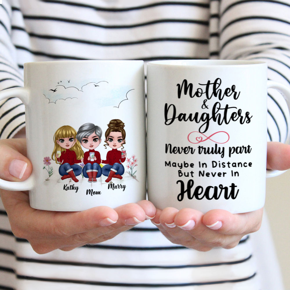 Christmas Mom Gifts from Daugher,Mother and Daughter Never Truly Apart,  Christmas Gift from Mother to Daughter,Daughter to Mother Bday Gift,Gifts  for