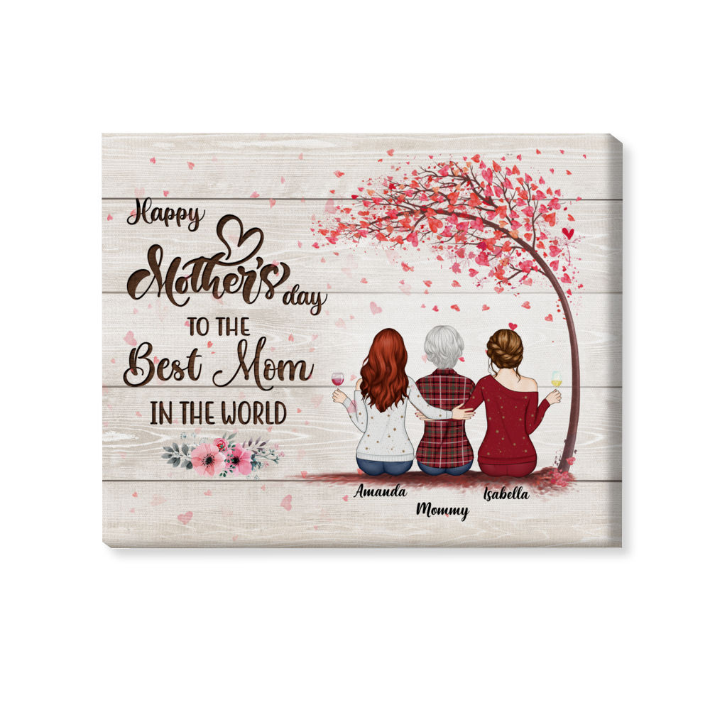 To the Best Mom Canvas