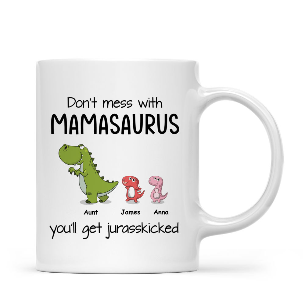 Personalized Mug - Mothers Day Mug - Mamasaurus_1