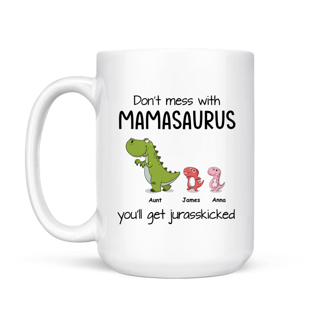 Personalized Mug - Mothers Day Mug - Mamasaurus