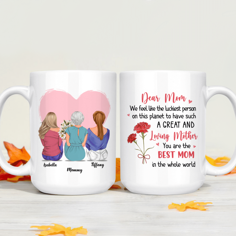 Personalized Mom Life, Best Life Mother's Day Mom Mug – Squishy Cheeks