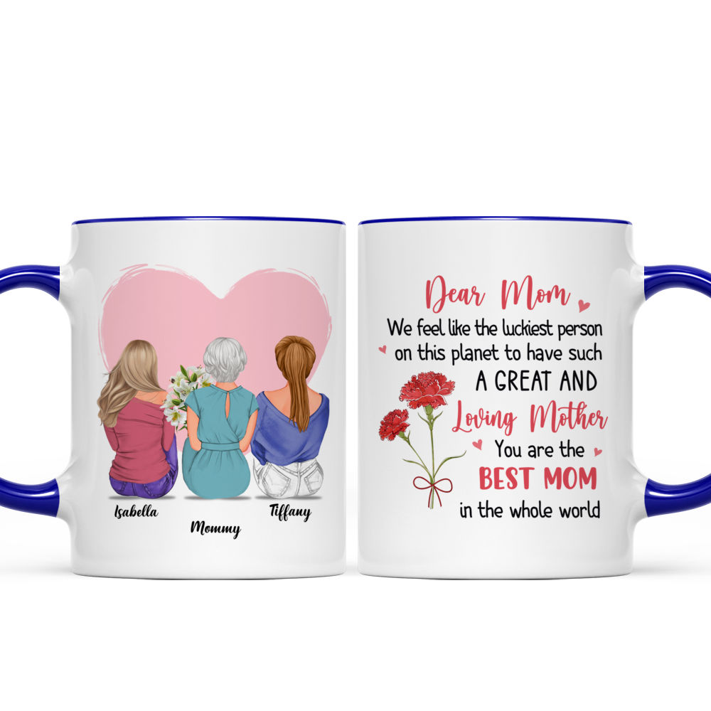 Personalized Mom Life, Best Life Mother's Day Mom Mug – Squishy Cheeks