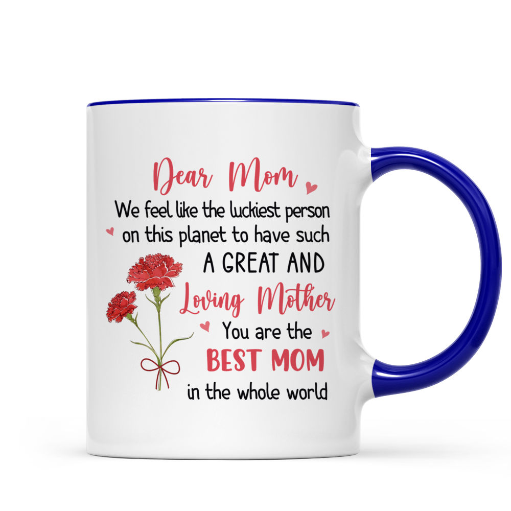 Personalized Mom Life, Best Life Mother's Day Mom Mug – Squishy Cheeks