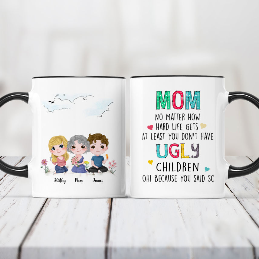 Mom No Matter How Old I Get I Will Always Be Your Financial Burden Little Girl  Mug, Personalized Mom Mug, Gifts To Get Your Mom From Daughter - Highly  Unique
