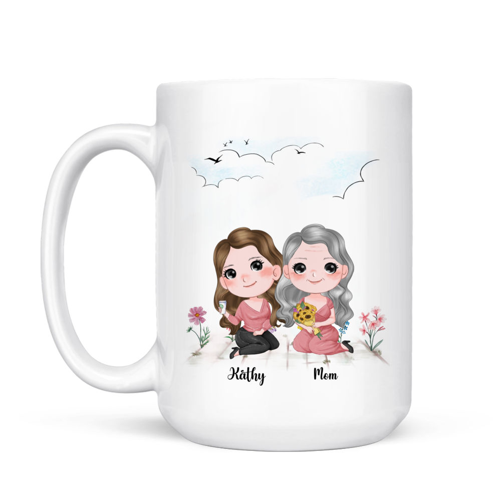 Like Mother Like Daughter Oh Crap Chibi, Personalized Coffee Mug, Moth -  PersonalFury