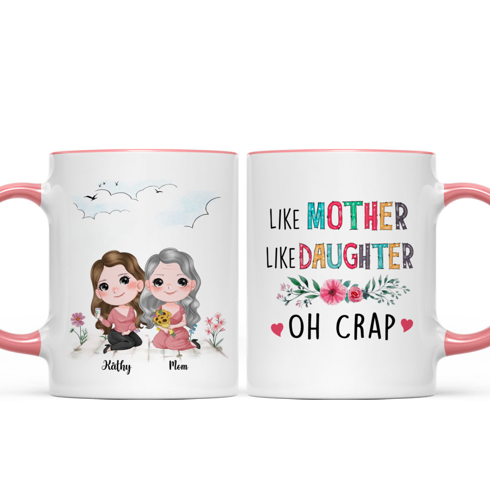 Like Mother Like Daughter Oh Crap Png Graphic by Momma Frog Designs ·  Creative Fabrica