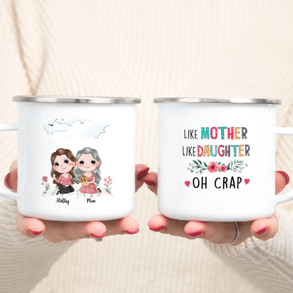 Like Mother, Like Daughter, Oh Crap, Mother's Day Gifts, Mug for Mom —  GearLit