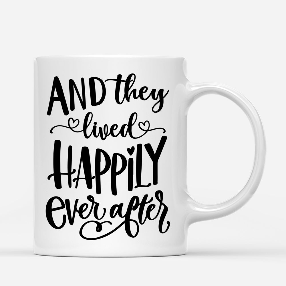 Personalized Mug - Girl and Dogs - And they lived happily ever after._2