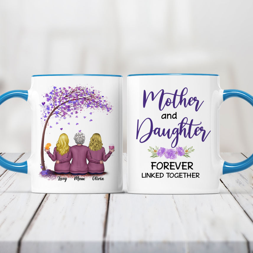 Mother & Daughter, Best Friends For Life - Family Personalized Custom -  Pawfect House ™