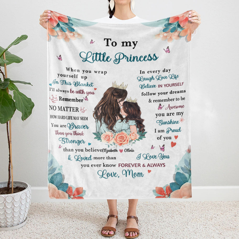 Custom Quote Blanket Personalized Christmas Gift for Mom or Grandma fr –  Pretty Perfect Studio