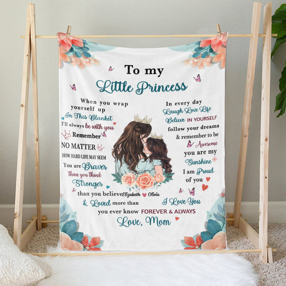 Custom Quote Blanket Personalized Christmas Gift for Mom or Grandma fr –  Pretty Perfect Studio