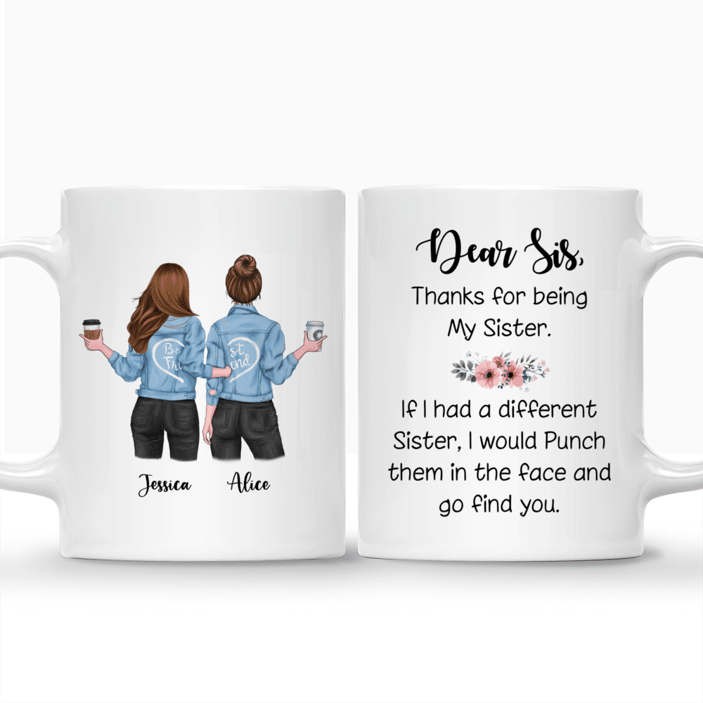 Jeans Best Friend - We Are  Best Friends Because  Everyone Else  Is So Stupid - Personalized Mug_3