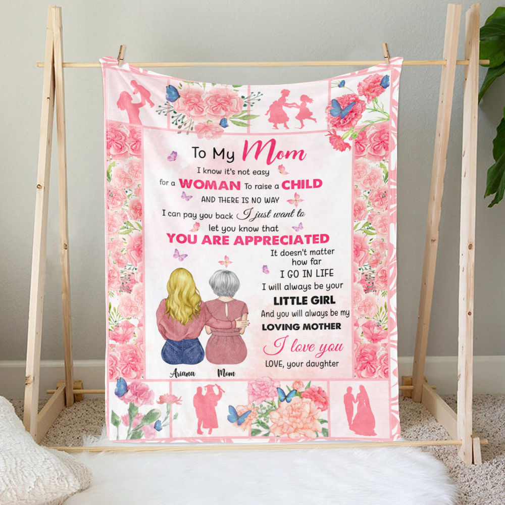 Personalized To My Mom Blanket from Son You Are Appeciated My