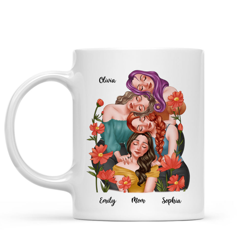Personalized Mug - Mother and Daughters - First my Mother Forever my Friend - Mother's Day, Birthday Gifts, Gifts For Mom, Daughters_1