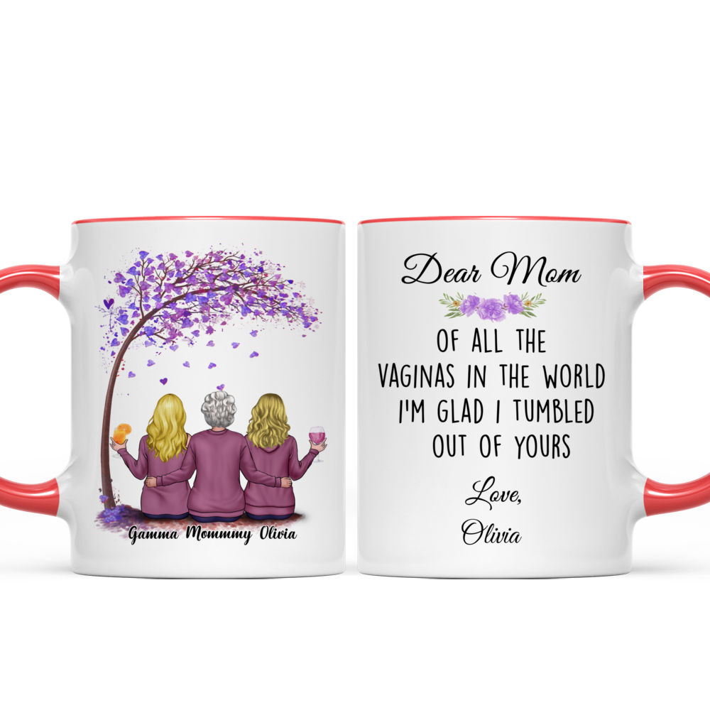 Mom Out Of All The Vaginas I'm Happy I Tumbled Out Of Yours Candle, Mother's  Day Gift Ideas