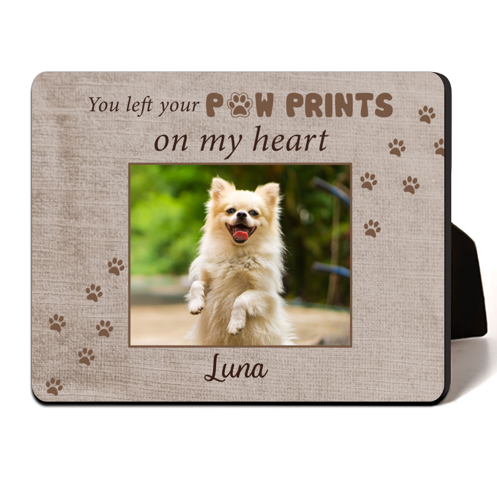 Photo Desktop - Dog In Heaven - You Left Your Paw Prints On My Heart