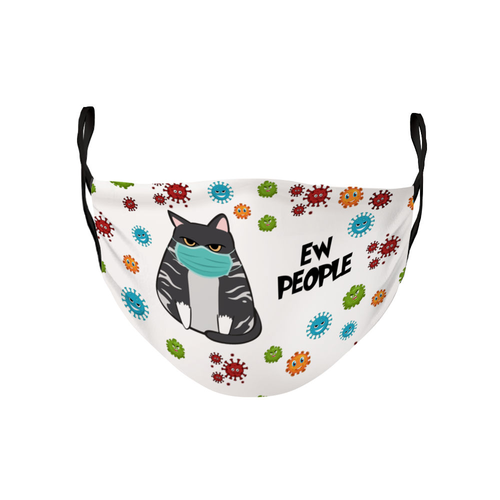 Personalized Facemask - Custom Cat - Ew People Cat