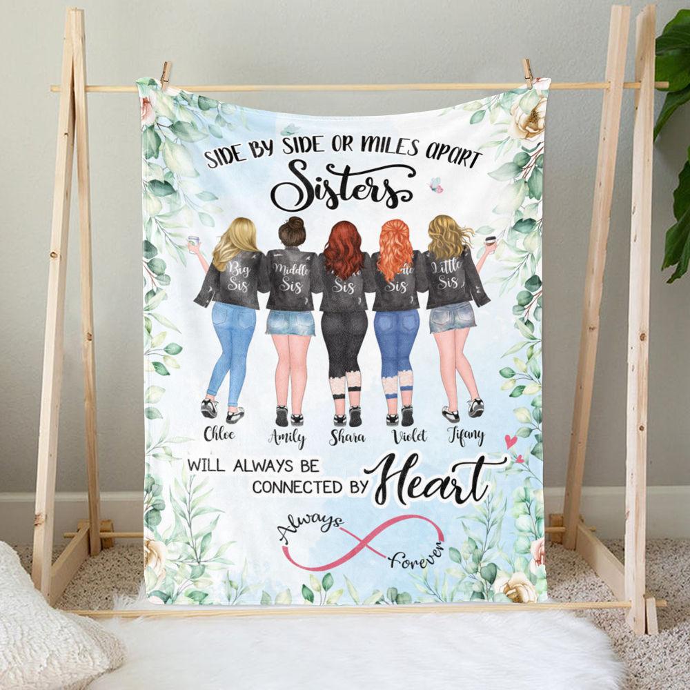 To My Sister/ Mom/ Bestie - Personalized Blanket - Best Gift For Mom,  Sister, Friend