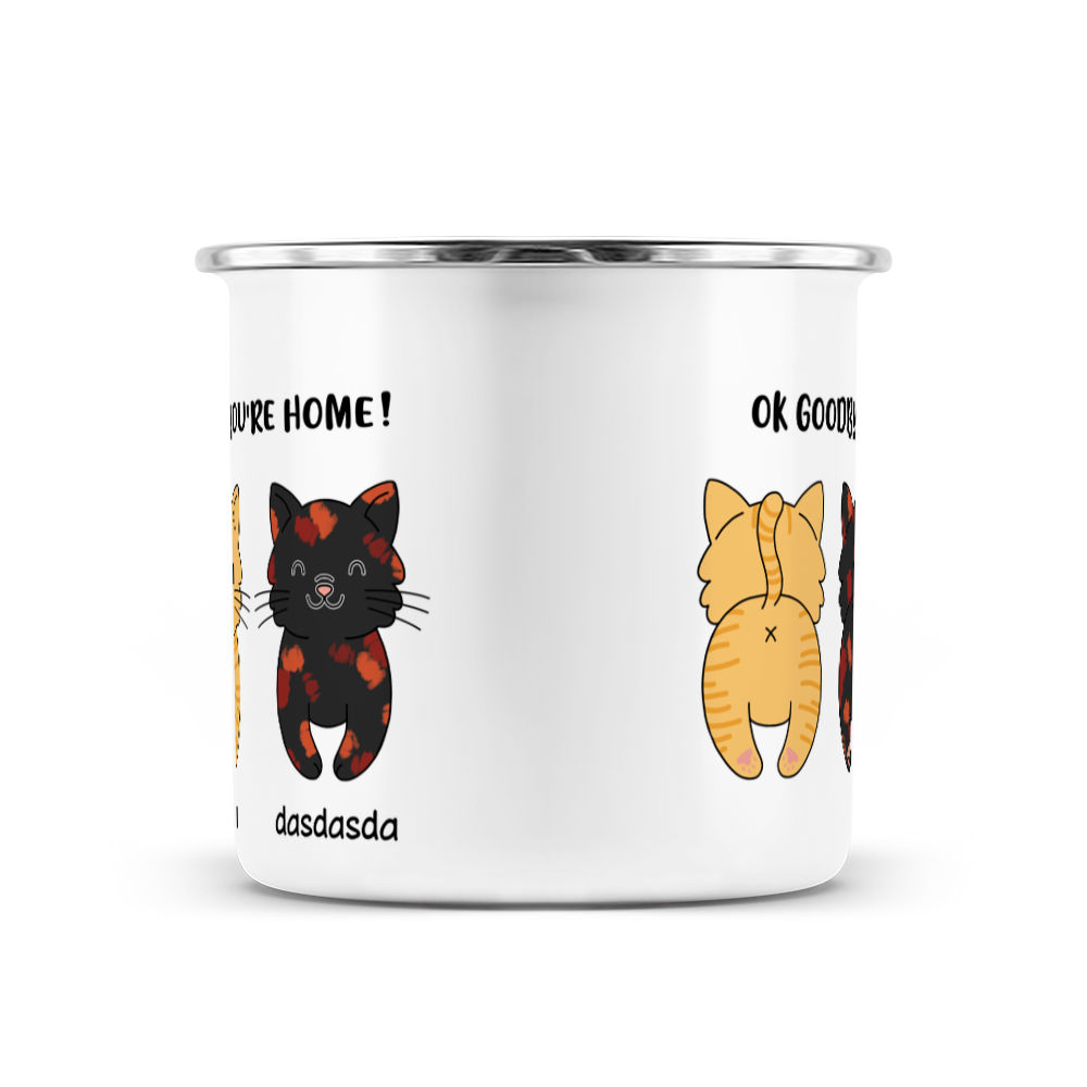 Personalized Mug - Funny Cat Butt - I love you DAD a hole lot