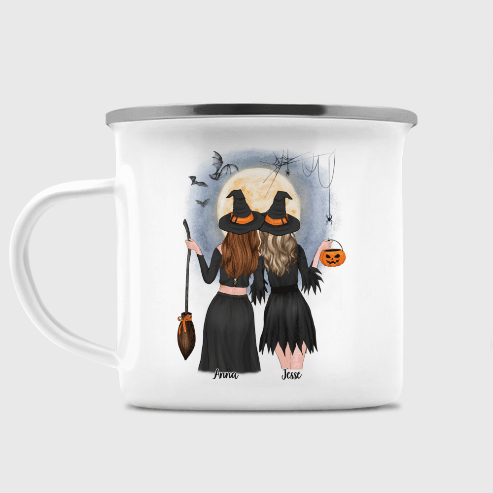 Custom Vintage / Grunge Halloween Espresso Cup (Personalized)