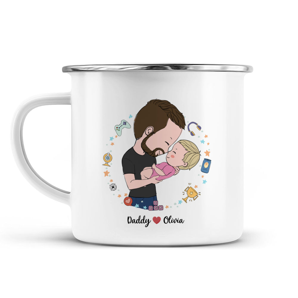 Papa Bear Mug, Custom Date, Gift for New Dad, Baby Shower Gift – Cupology