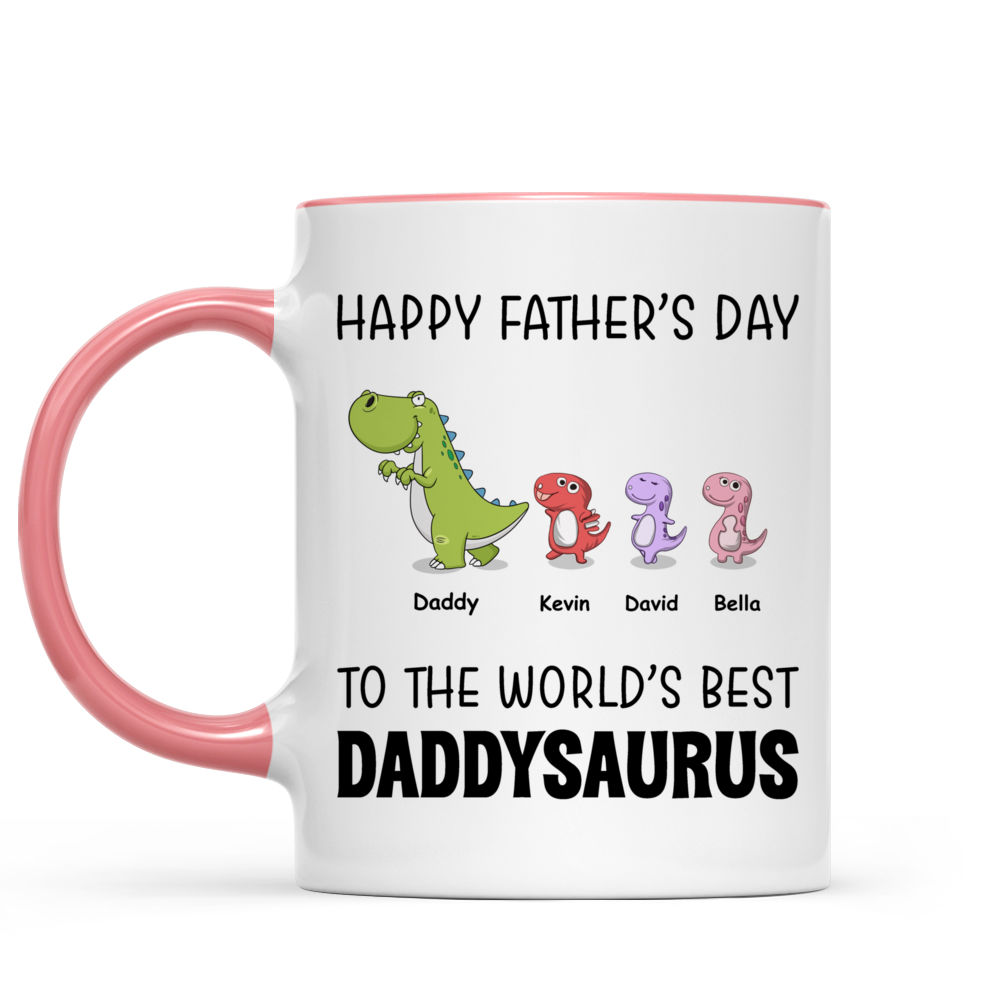 Dadasaurus Dinosaur Like A Normal Dad But More Roarsome 10oz Mug Cup  Birthday Love Family Funny Best Fathers Day Awesome Dad