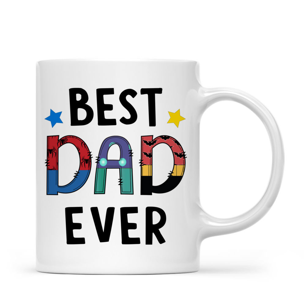 Personalized Mug - Father and Child - Best Dad Ever H3_2