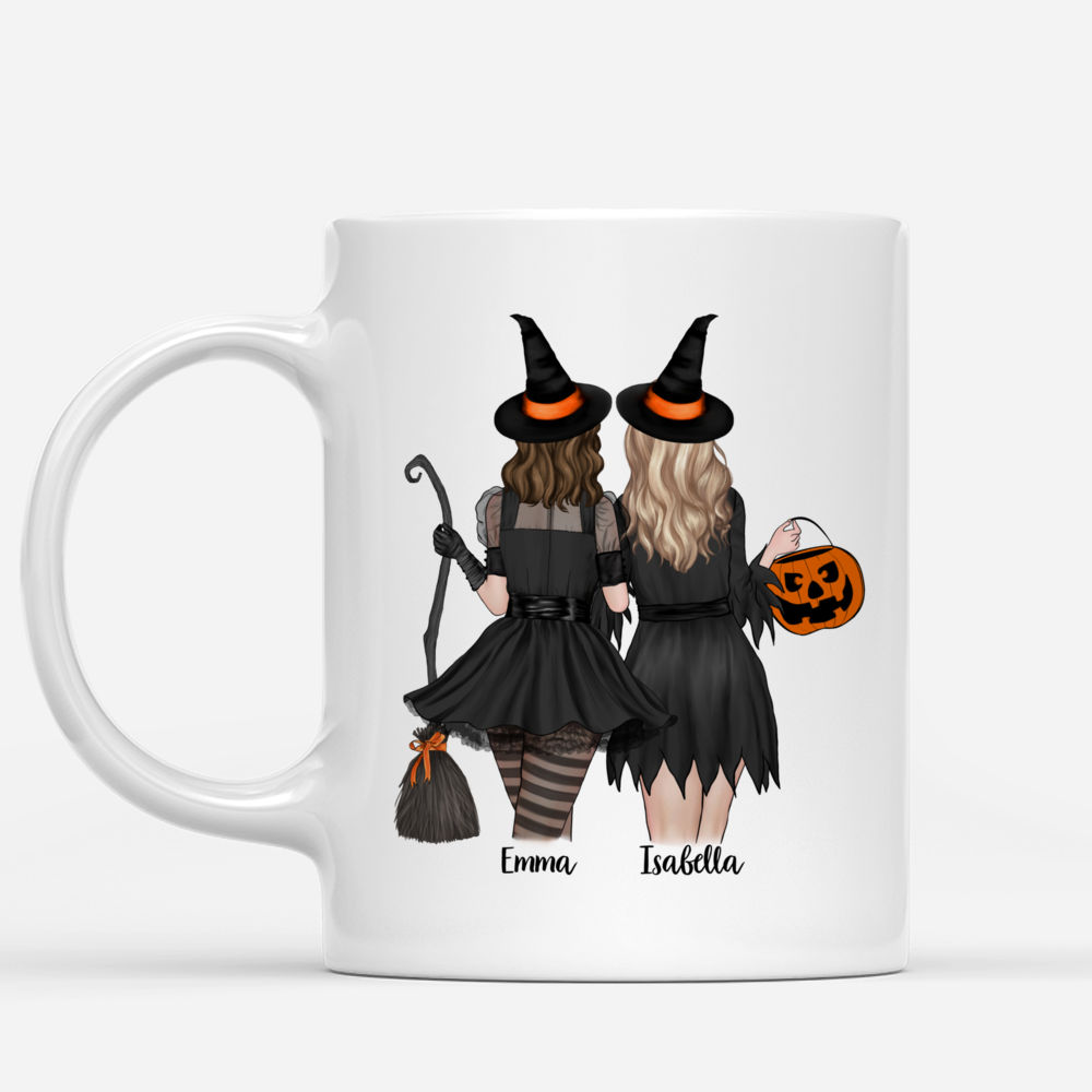 Halloween Witches Personalized Mugs - Just Kidding Im Bad Too Mug_1