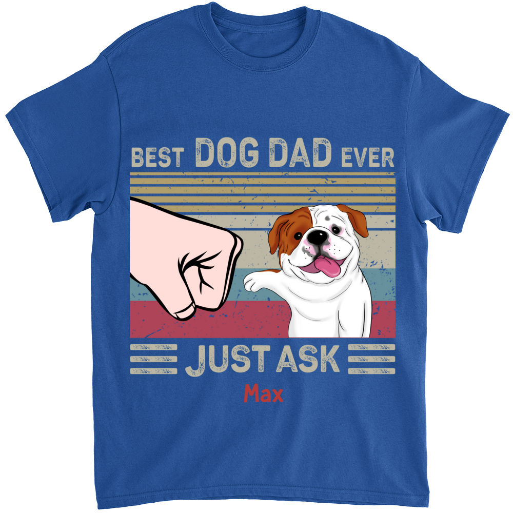 Husky Dog Papa Siberian Husky Dad T Shirt S-5XL