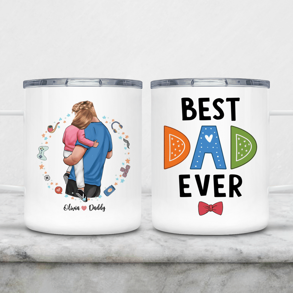 Dear Dad, Great Job - Family Personalized Custom Can Cooler - Father's -  Pawfect House ™