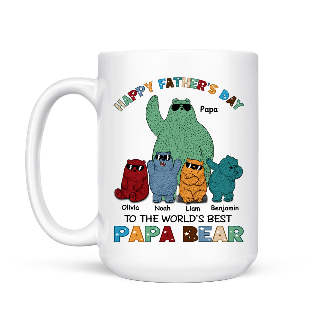 Best. Papa. Ever. Father's Day 2 Photo Coffee Mug