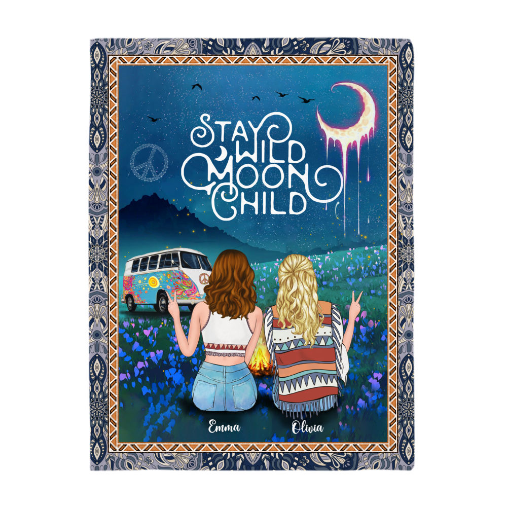 Stay Wild Moon Child - Fleece Blanket