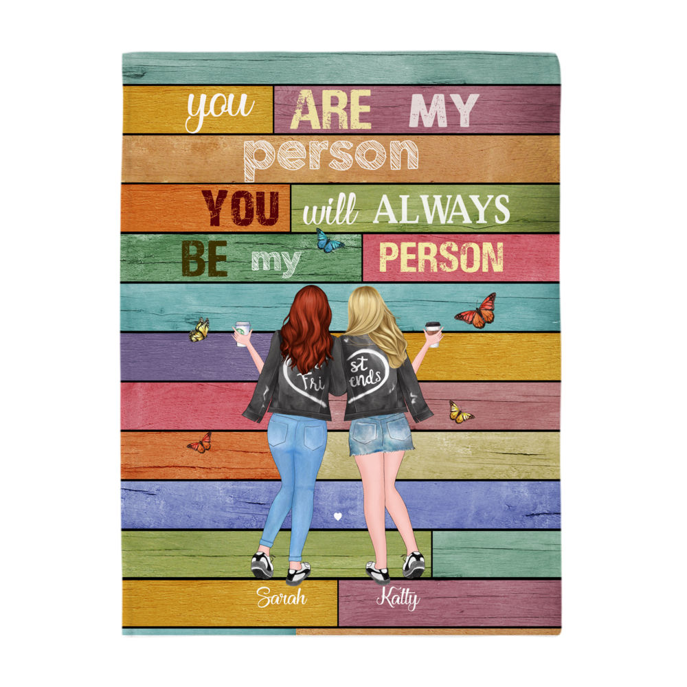 Gossby | Personalized Blanket - You are My Person, You will Always be My Person (Ver 1)