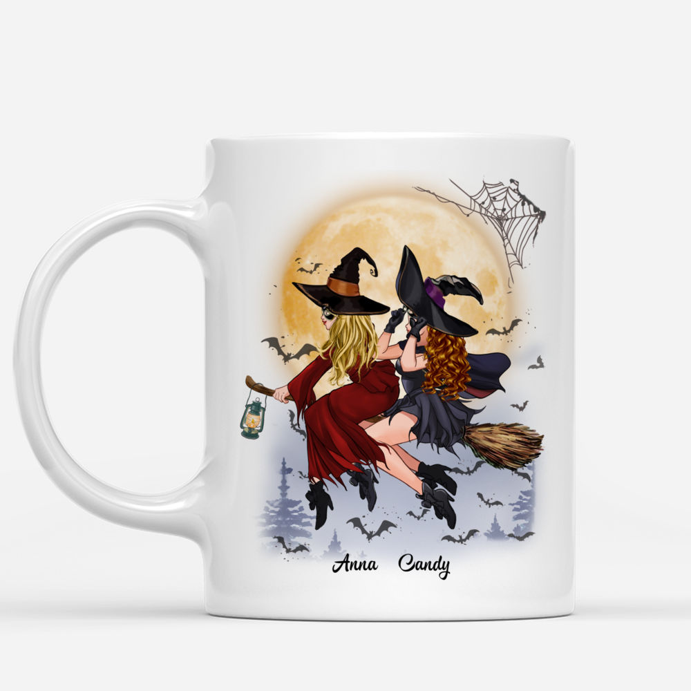 Personalized Halloween Mug - Always Sisters (Witches are Flying Ver 2)_1