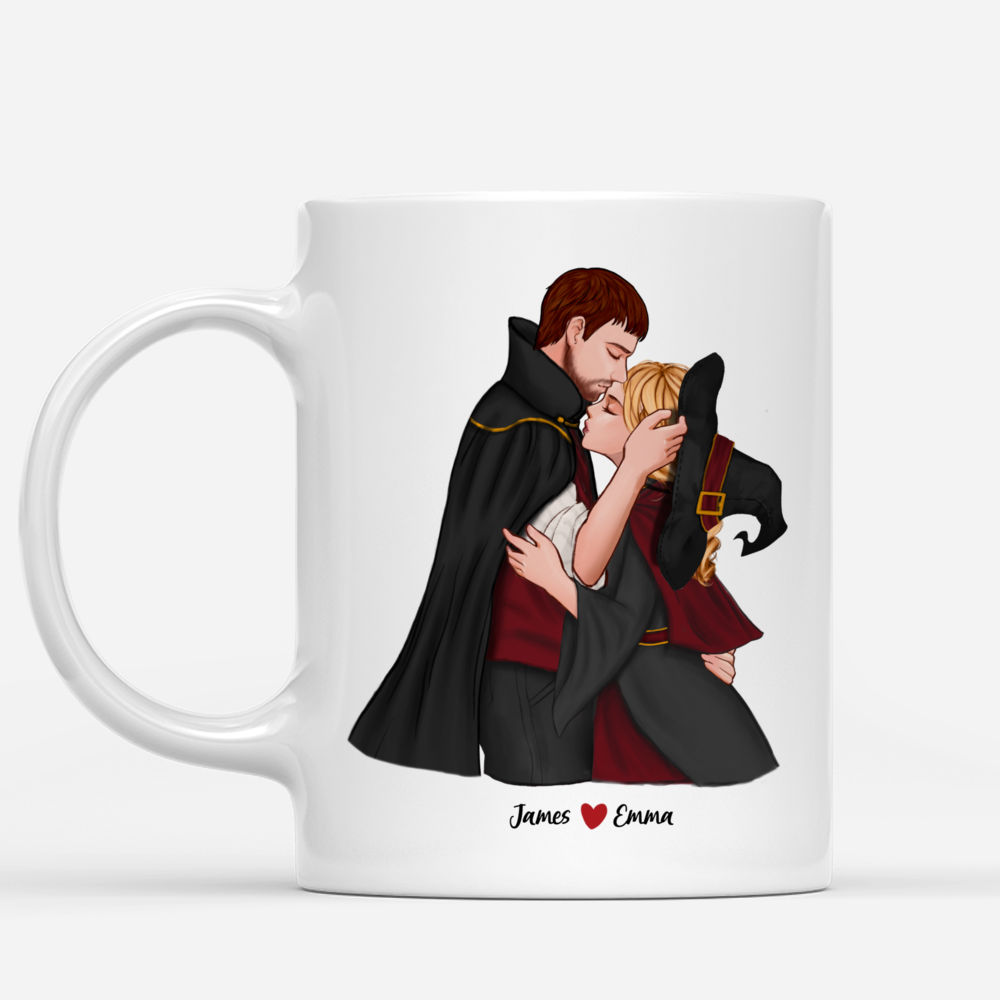 Personalized Halloween Couple Mug - I Put a Spell on You Mug_1